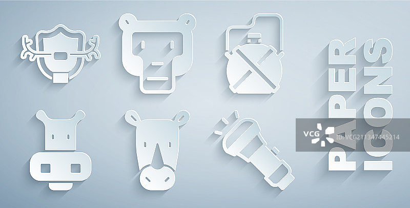 犀牛水壶水瓶河马图片素材