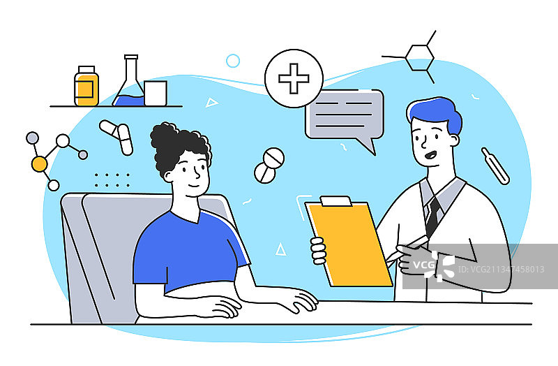 孕妇在医生诊所图片素材