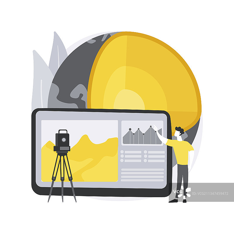 地球物理学抽象概念图片素材