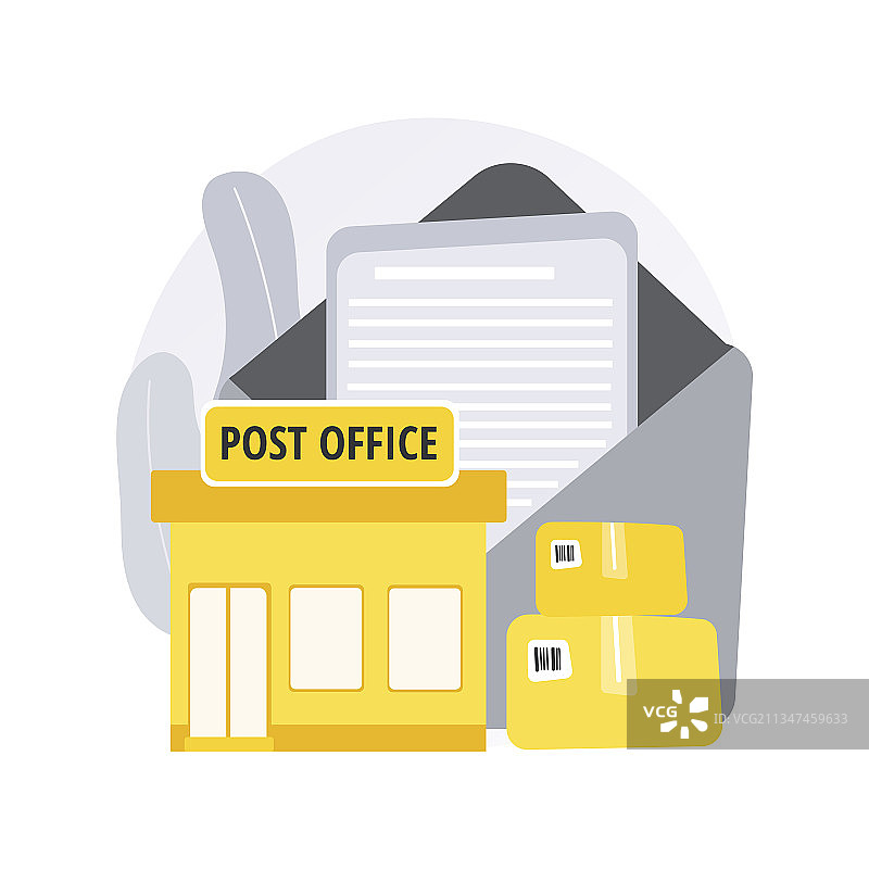 邮局抽象概念图片素材