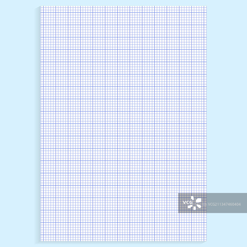 逼真的方格纸空白内衬纸图片素材