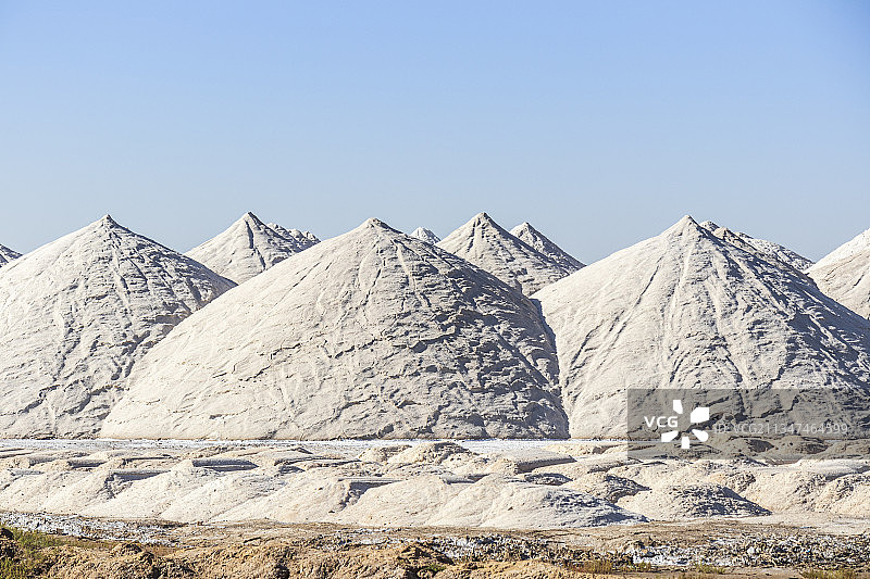 定边古盐田——陕西榆林市图片素材