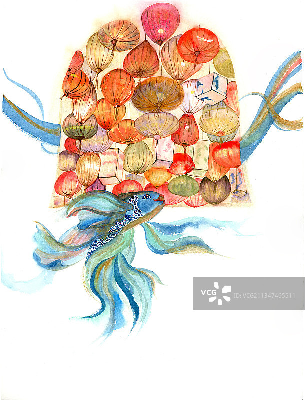 立春 年年有鱼图片素材