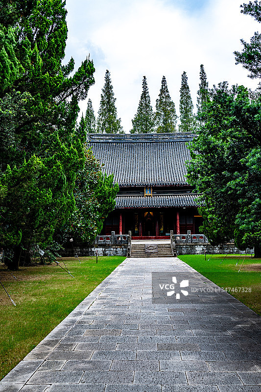 上海嘉定孔庙景点景观图片素材