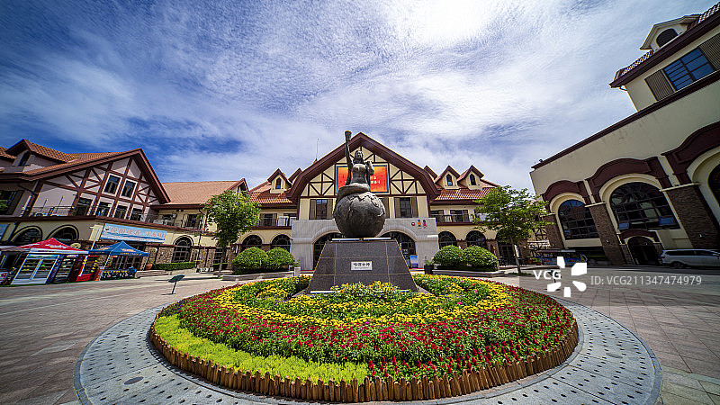 青岛金沙滩啤酒节啤酒女神图片素材