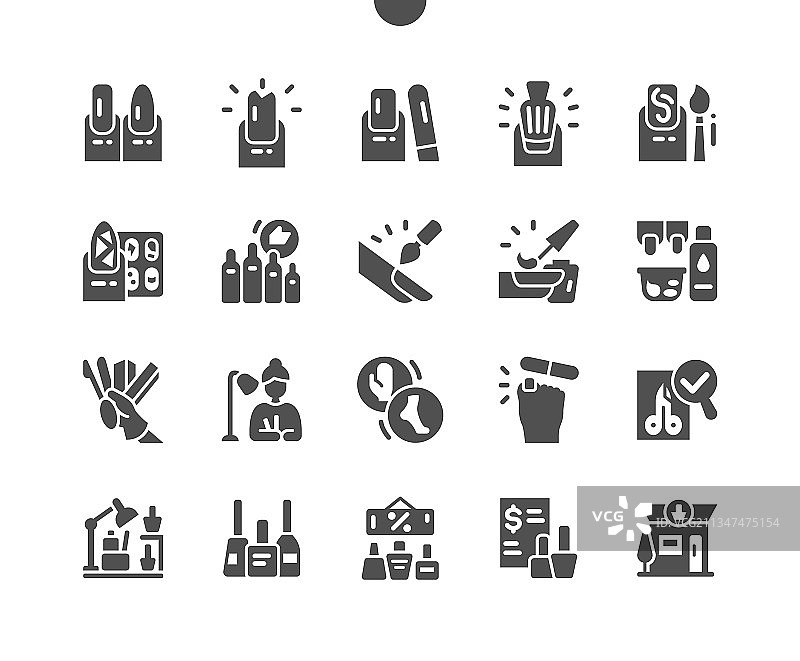 美甲沙龙潮流美甲双重服务图片素材