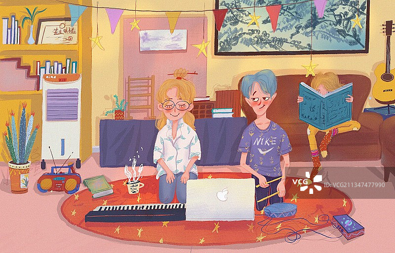 惬意时刻二图片素材