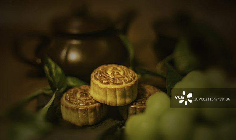 自制月饼驾到图片素材