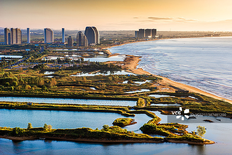 东戴河美景图片素材