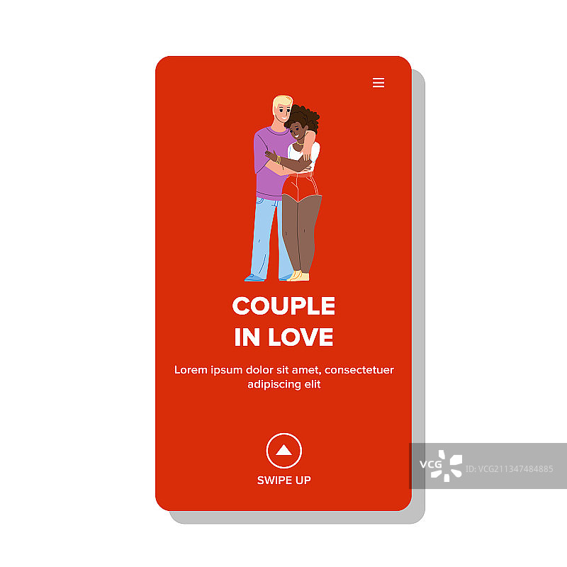 相爱的男孩和女孩拥抱在一起图片素材