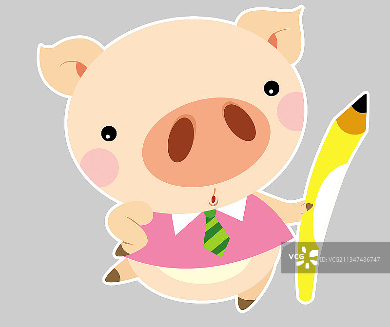 卡通小猪图片素材