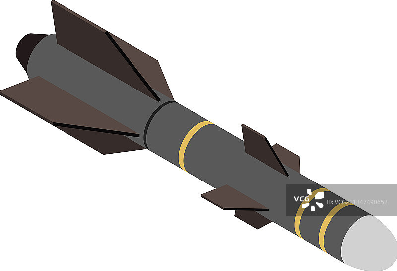 2.5D导弹图标图片素材