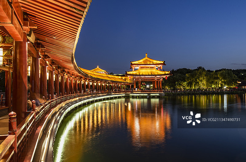 大唐芙蓉园一景图片素材