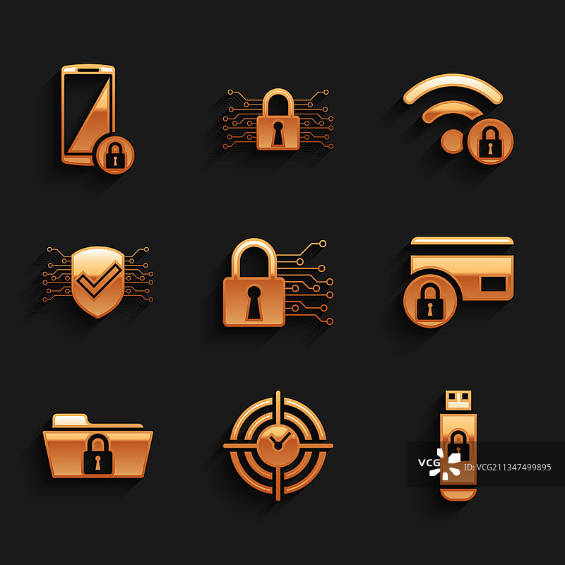 网络安全，时间管理，U盘图片素材