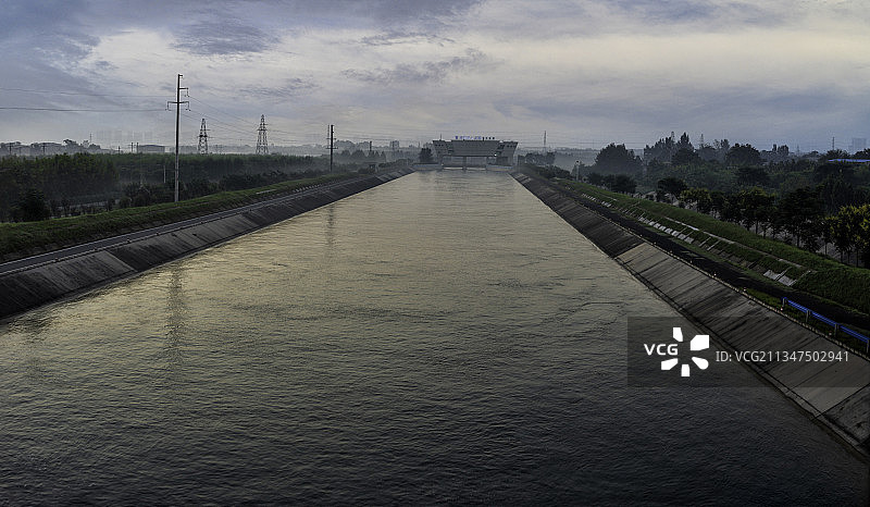 南水北调中线工程索河渡槽图片素材