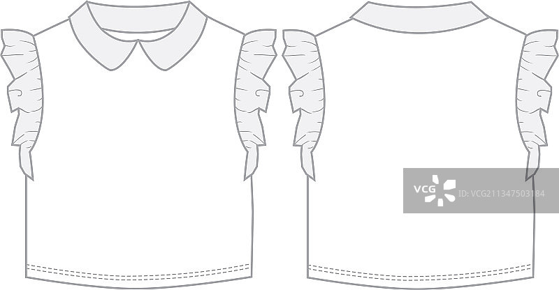 儿童服装设计草图图片素材