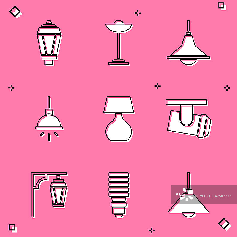 花园灯落地灯吊灯桌子图片素材