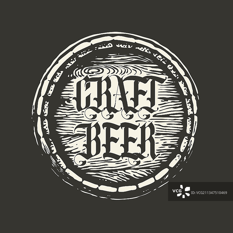 精酿啤酒banner或标签图片素材