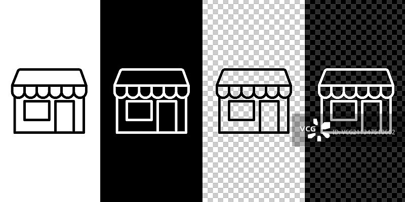 购物场所或市场商店标志图片素材