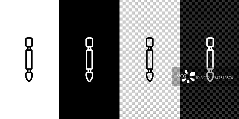 角质层修剪器图标线条组合图片素材