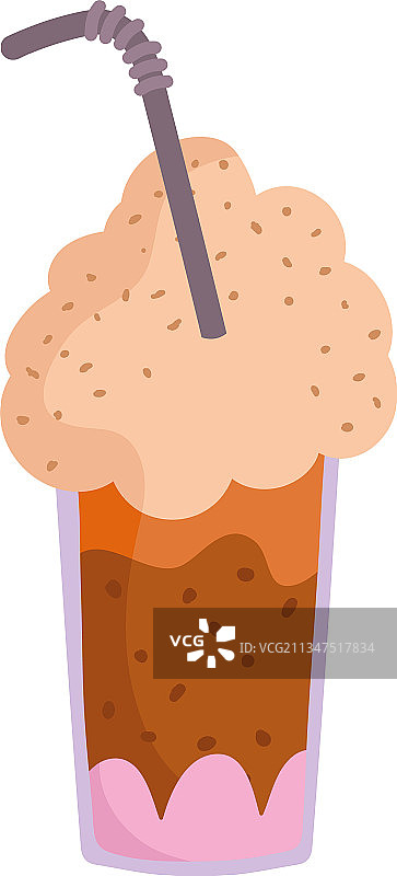 咖啡冰沙饮料图片素材