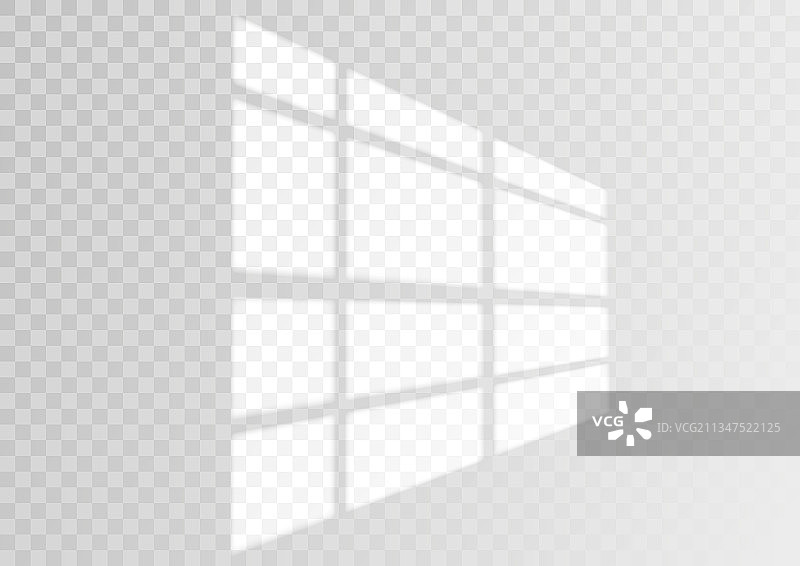 透明叠加窗口和百叶窗阴影图片素材