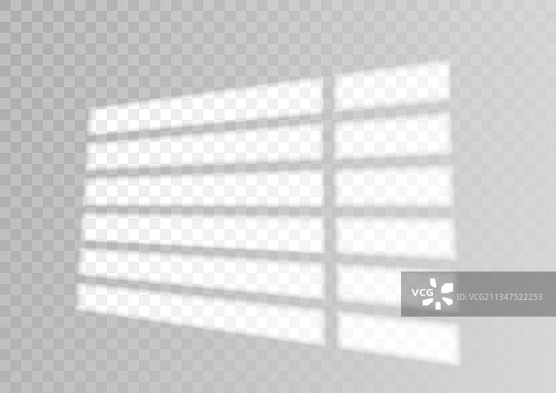 透明叠加窗口和百叶窗阴影图片素材