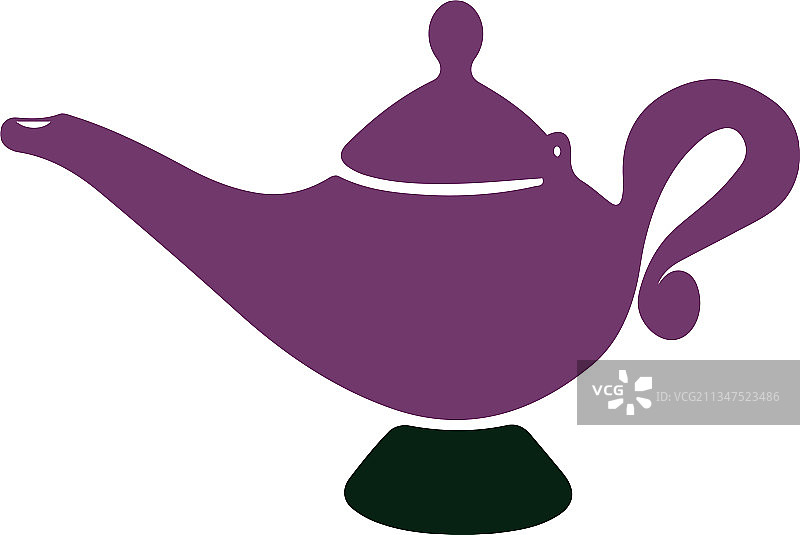 黑色红色神灯精灵标志图标图片素材