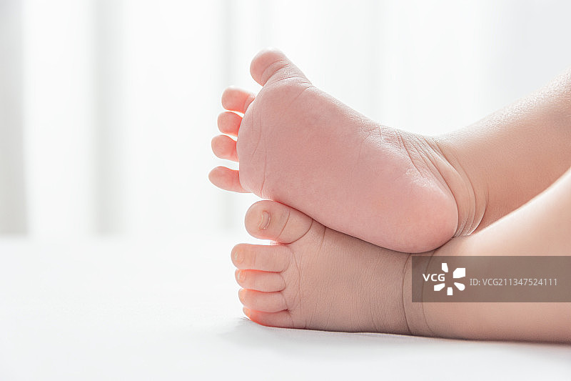 宝宝脚丫特写图片素材