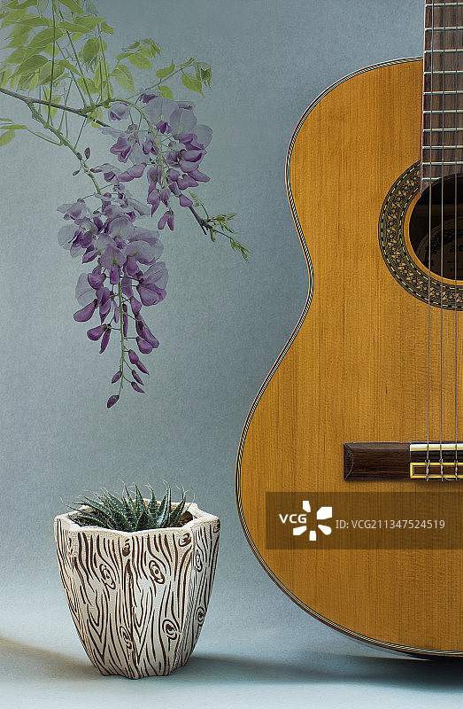 浪漫吉他图片素材