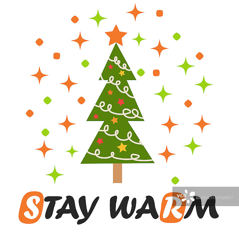 冬季庆祝圣诞树与礼物图片素材