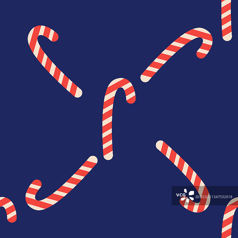 圣诞拐杖糖条纹无缝图案图片素材