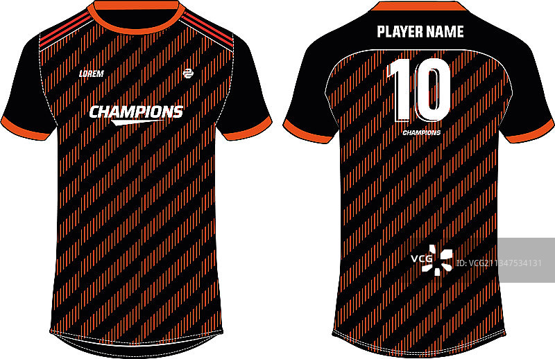 运动衫t恤设计概念模板图片素材