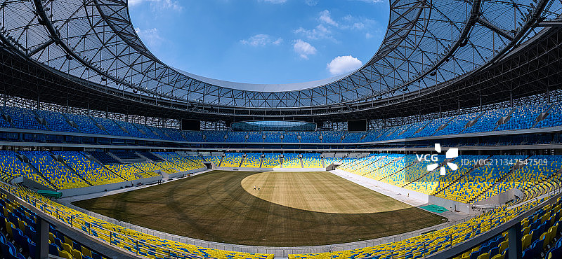 凤凰山足球场图片素材