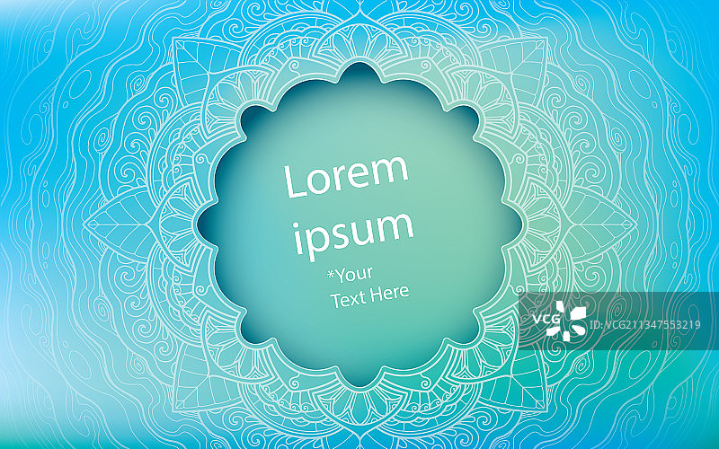 曼陀罗设计背景图片素材