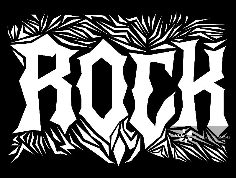 硬核摇滚海报设计模板图片素材