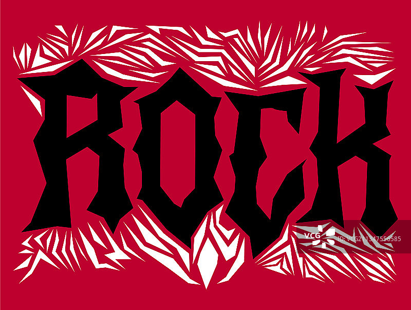 硬核摇滚海报设计模板图片素材