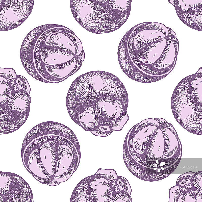 手绘粉彩山竹无缝图案图片素材