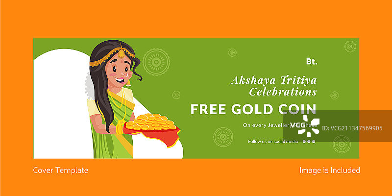 Akshaya Tritiya节封面图片素材