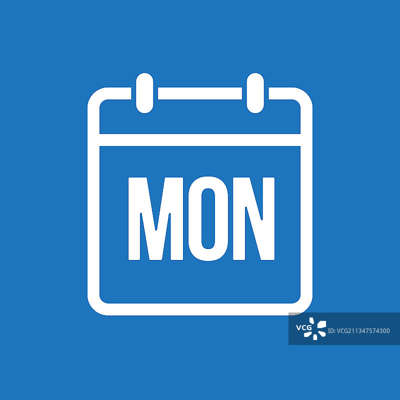 日历星期一图标页面模板图片素材
