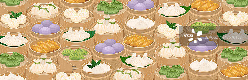 蒸饺背景图片素材