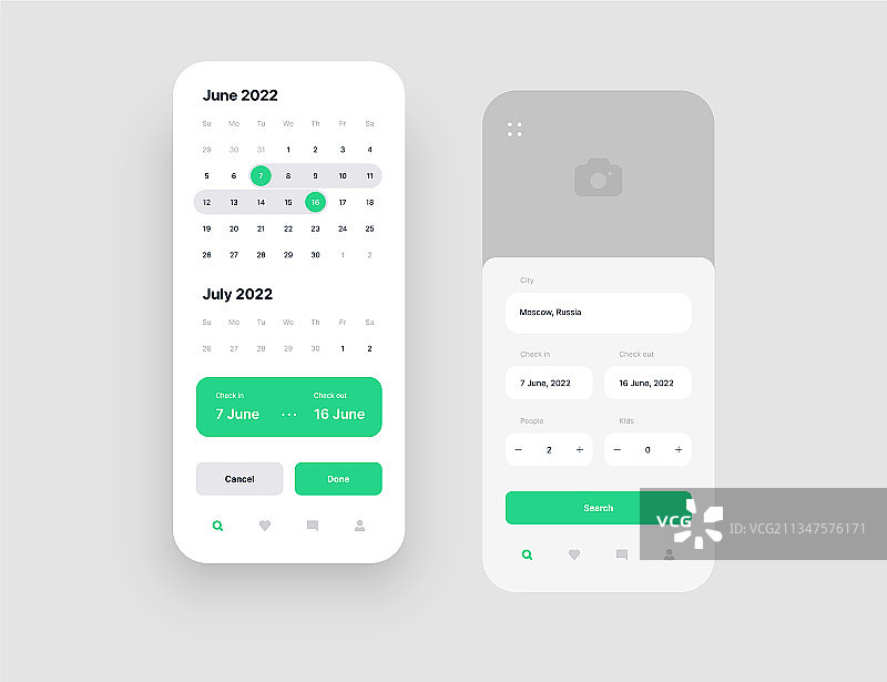 线框屏幕仪表板UI和UX工具包设计图片素材