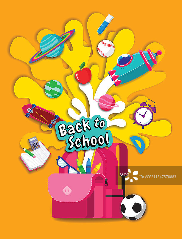 开学季线上学习书籍灵感图片素材