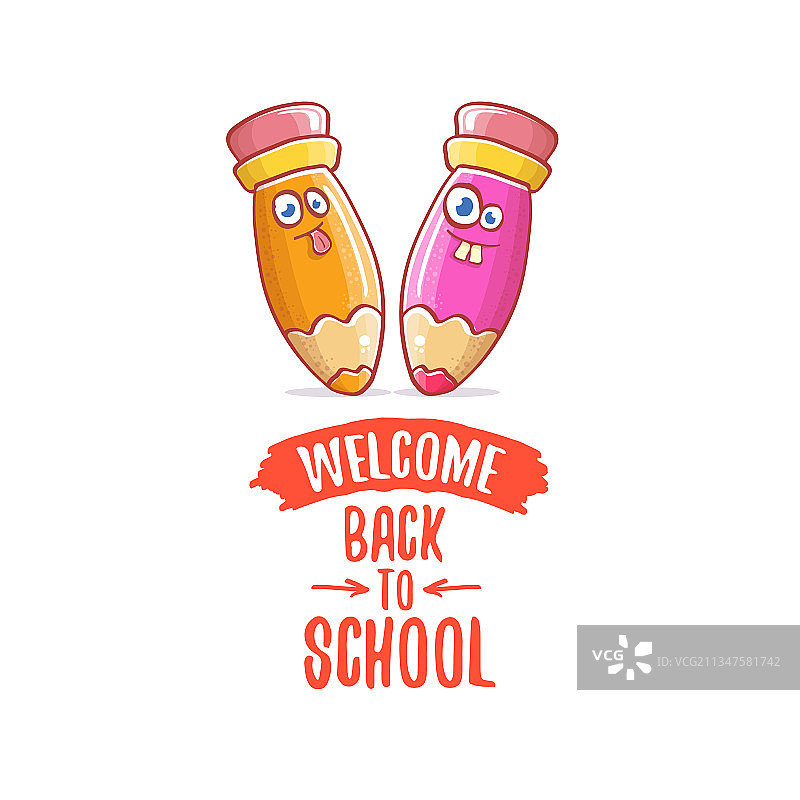 卡通趣味返校横幅或海报图片素材