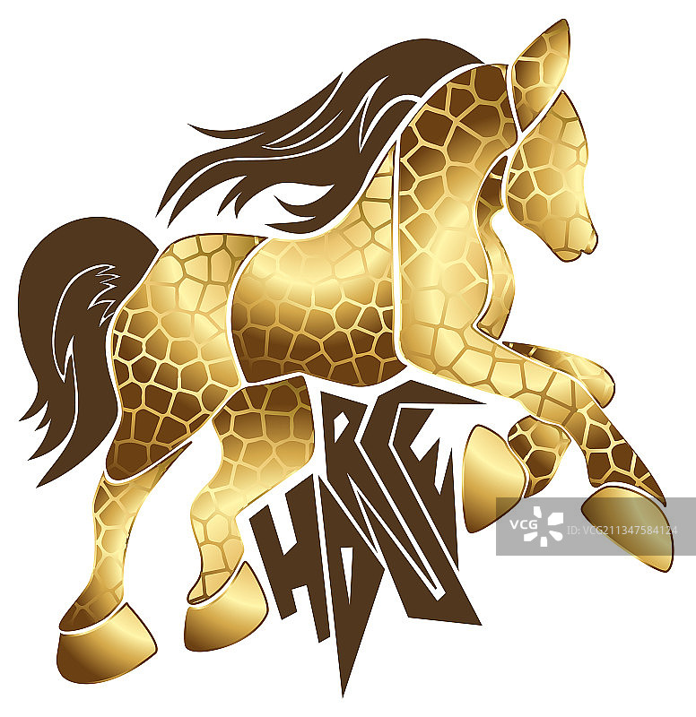 奔腾的骏马背景图片素材