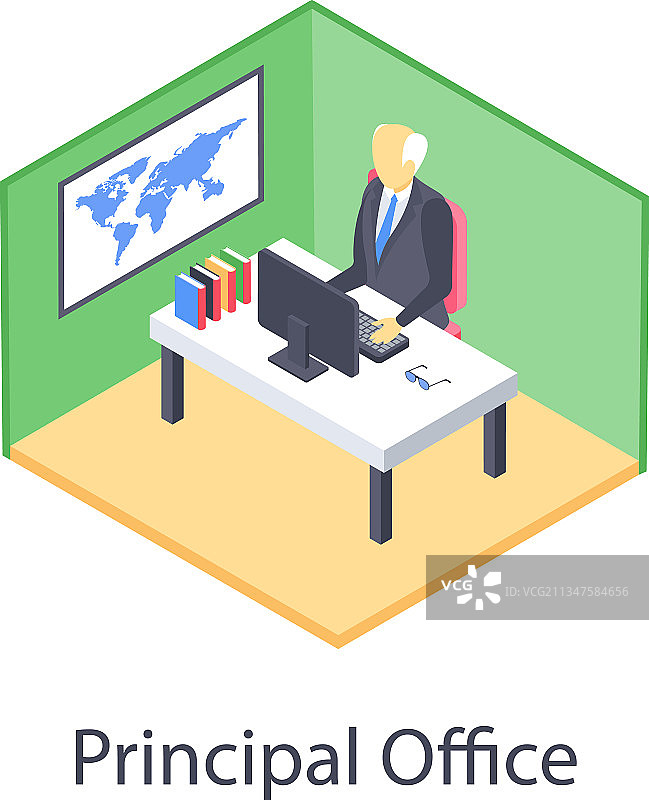 学校校长办公室图片素材