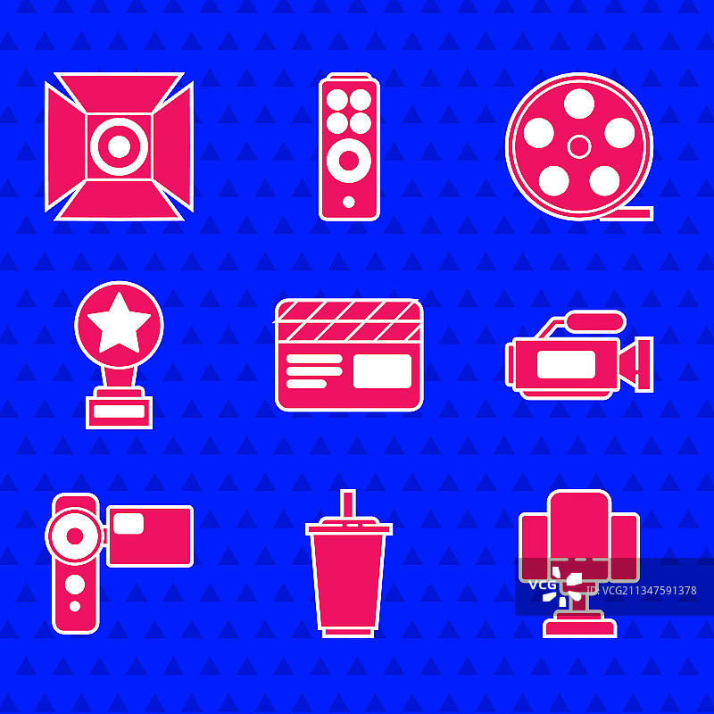 电影场记板纸杯饮用水合集图片素材