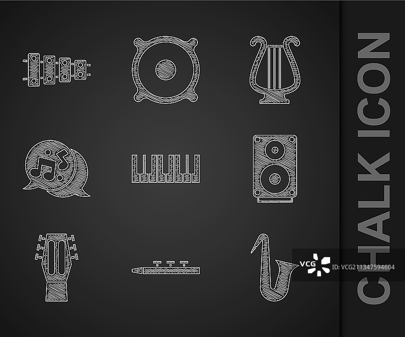 音乐合成器鼓和鼓槌图片素材