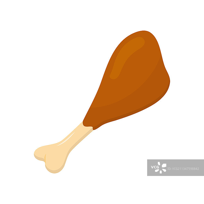 烤鸡腿图片素材