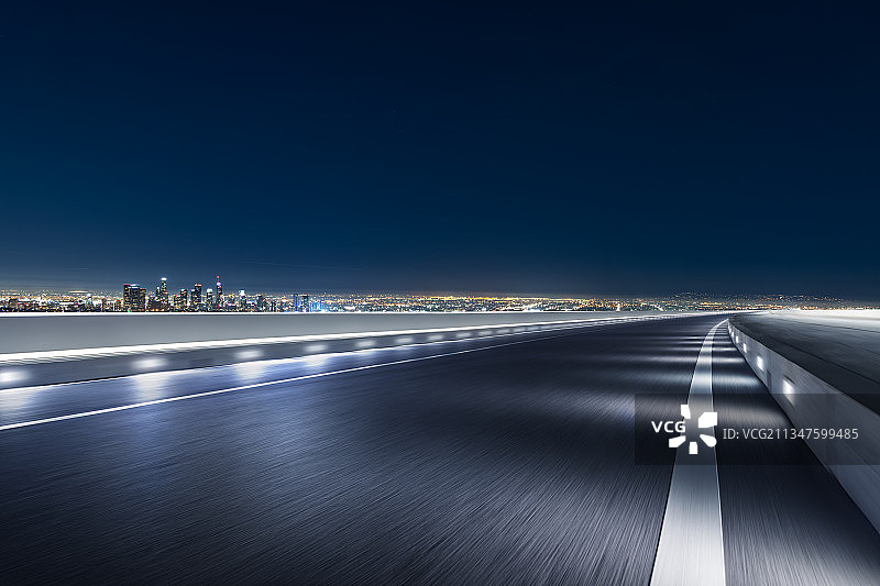 美国曼哈顿城市风光道路图片素材